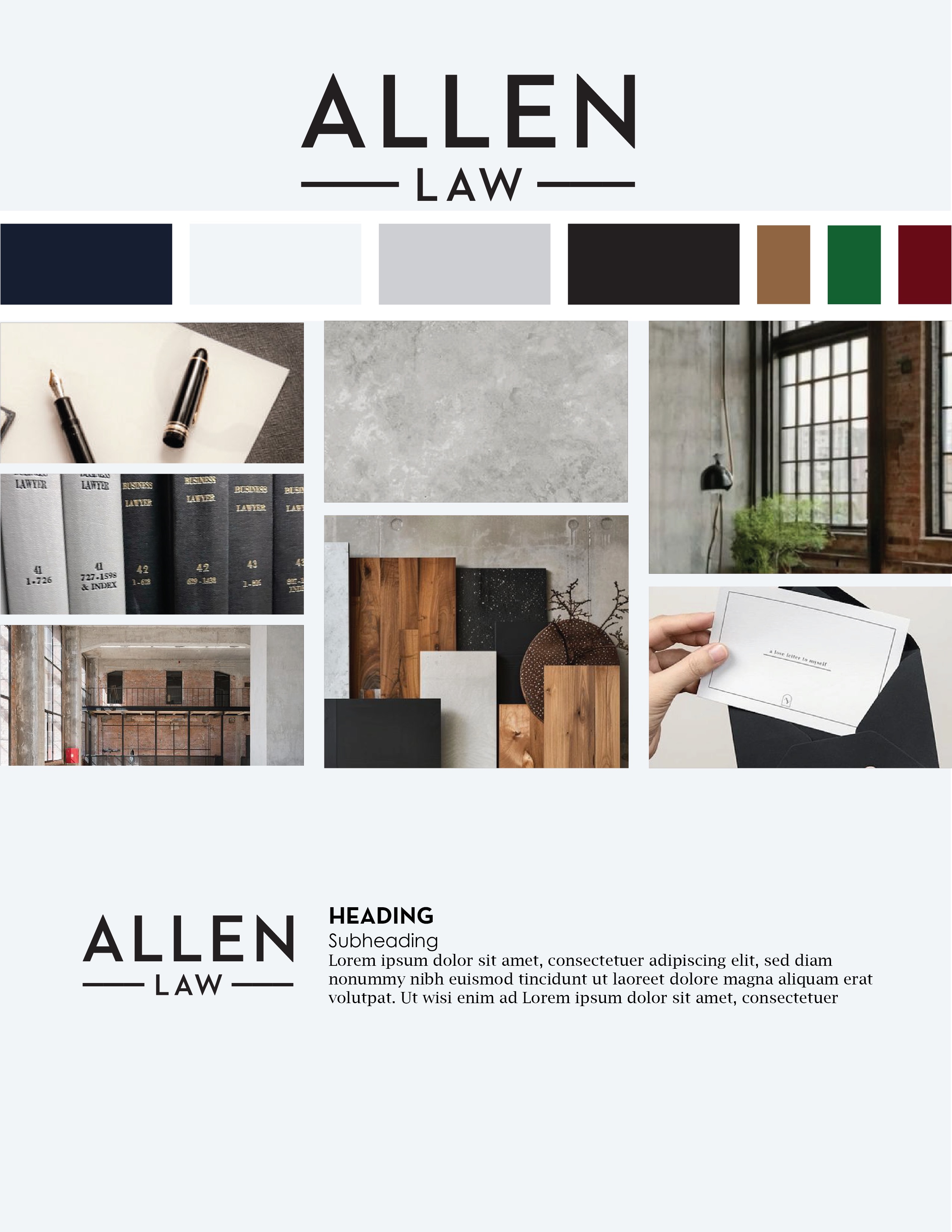 Allen Law Branding